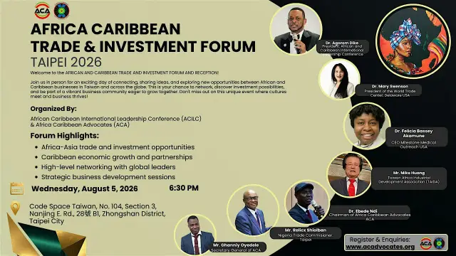AFRICAN AND CARIBBEAN TRADE AND INVESTMENT FORUM AND RECEPTION